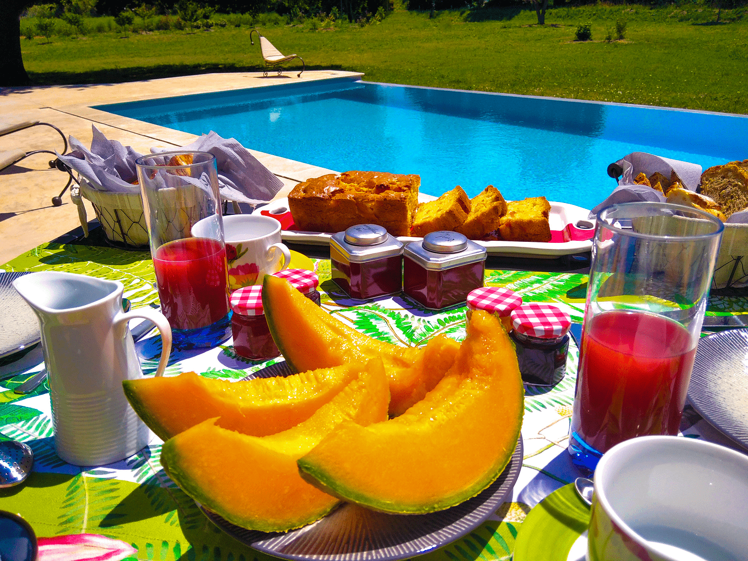 Petit-déjeuner premium du Mas des Fugueyrolles